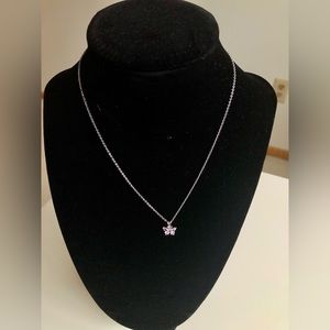 Silver Butterfly Necklace